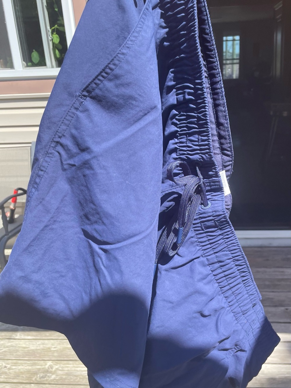 Lands' End Men's Navy Swim Trunks